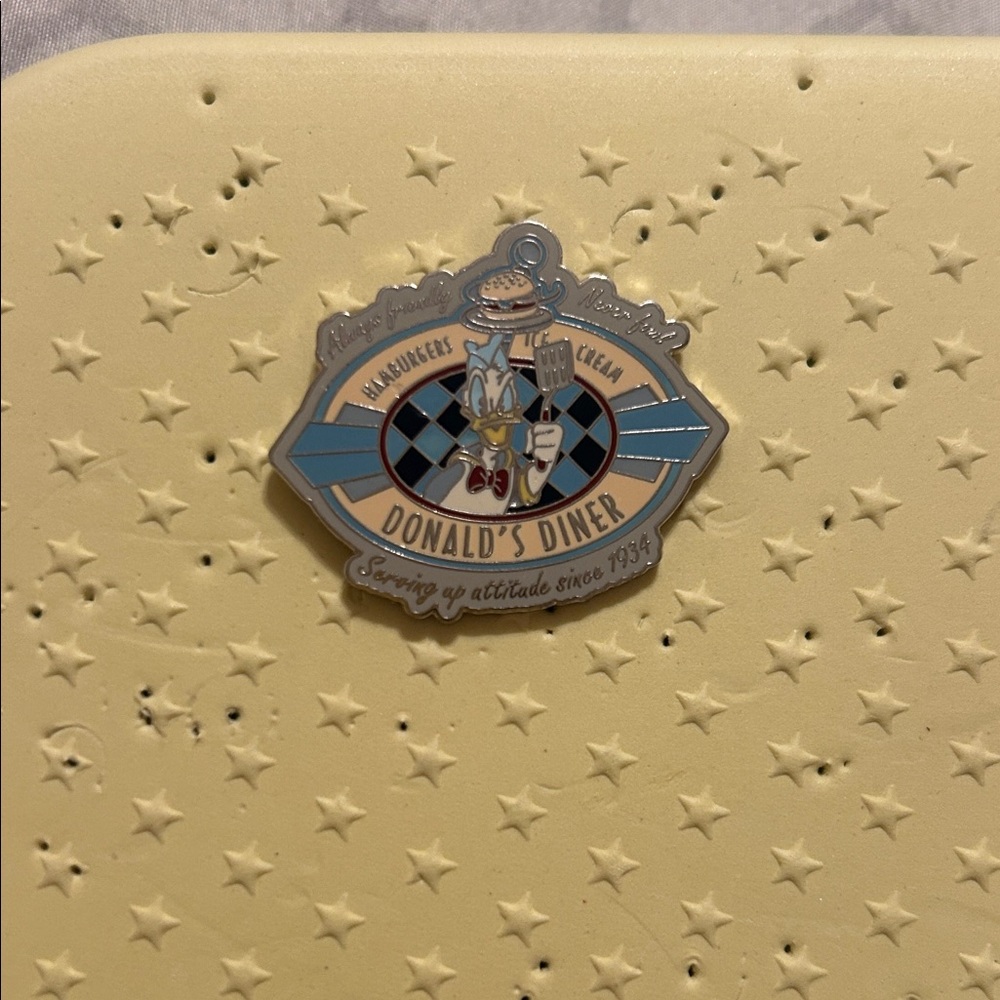 Donald's Diner Enamel Pin
